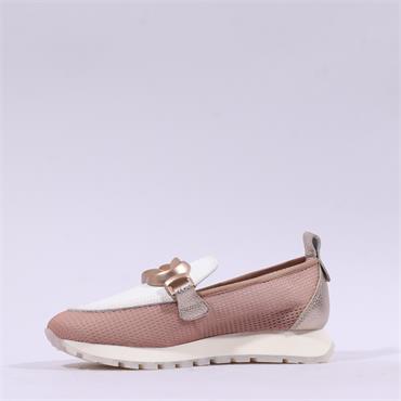 Hispanitas Oregon Sporty Link Loafer - Caramel White